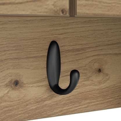 Wall-Mounted Coat Rack Wall-Mounted Artisan Oak 50 x 20 x 30 cm