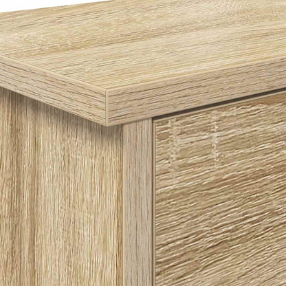 Wall-Mounted Coat Rack with Shelf Sonoma Oak 80 x 20 x 30 cm