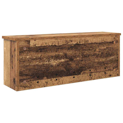Wall-Mounted Coat Rack Old Wood 80 x 20 x 30 cm Engineered wood