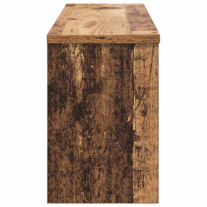 Wall-Mounted Coat Rack Old Wood 80 x 20 x 30 cm Engineered wood