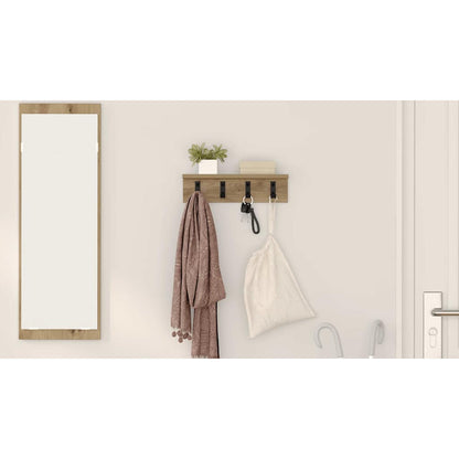 Wall-Mounted Coat Rack Artisan Oak 40 x 10.5 x 10.5 cm