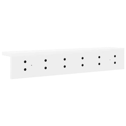 Wall-Mounted Coat Rack Wall-mounted White 60 x 10.5 x 10.5 cm