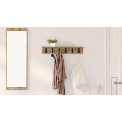 Wall-Mounted Coat Rack Artisan Oak 60 x 10.5 x 10.5 cm