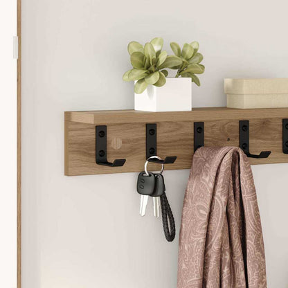 Wall-Mounted Coat Rack Wall-Mounted Artisan Oak Engineered wood