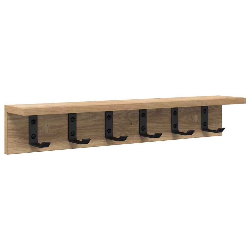 Wall-Mounted Coat Rack Wall-Mounted Artisan Oak Engineered wood