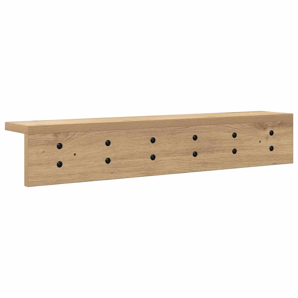 Wall-Mounted Coat Rack Wall-Mounted Artisan Oak Engineered wood