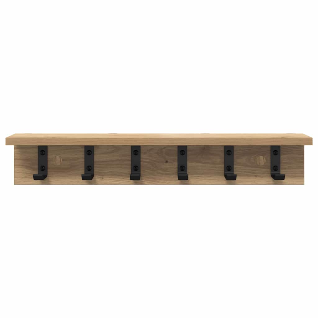 Wall-Mounted Coat Rack Wall-Mounted Artisan Oak Engineered wood
