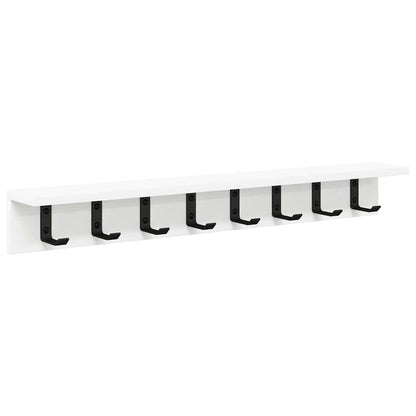 Wall-Mounted Coat Rack Wall-mounted White 80 x 10.5 x 10.5 cm