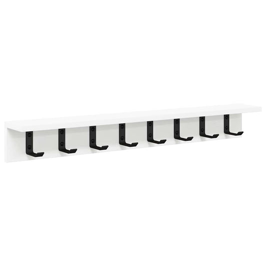 Wall-Mounted Coat Rack Wall-mounted White 80 x 10.5 x 10.5 cm