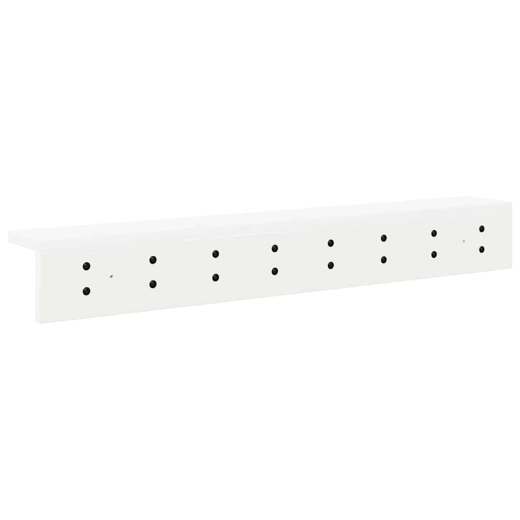 Wall-Mounted Coat Rack Wall-mounted White 80 x 10.5 x 10.5 cm