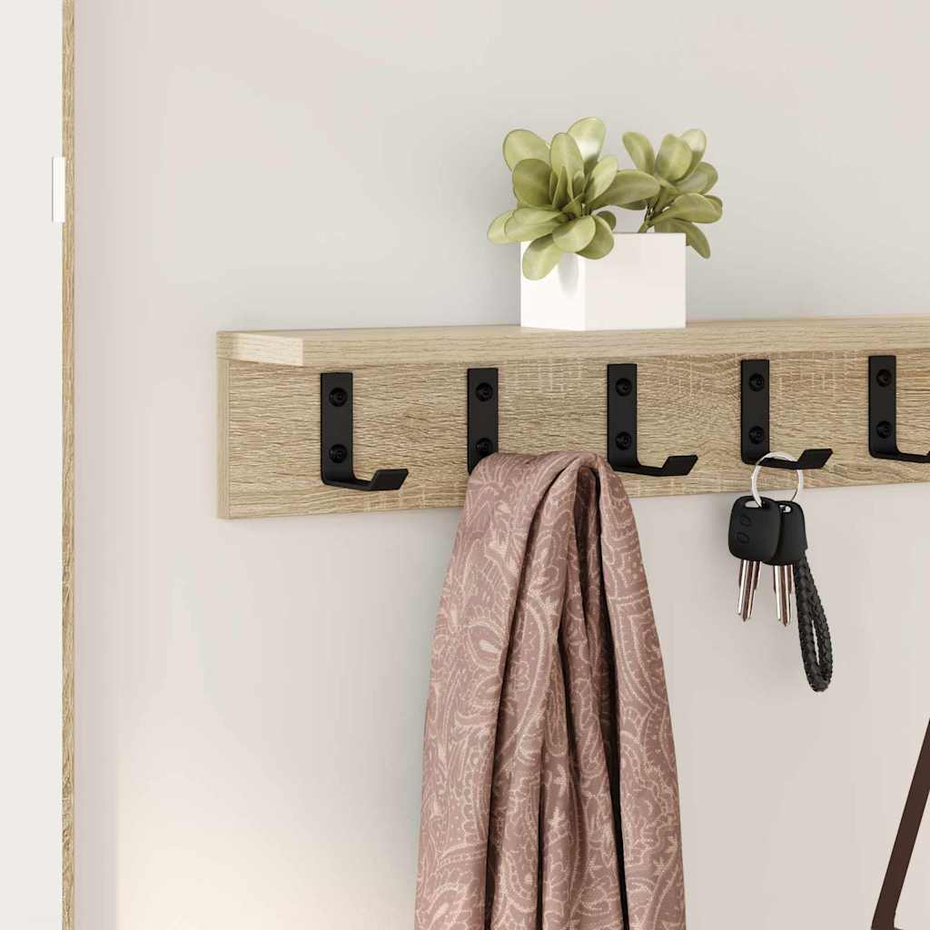 Wall-Mounted Coat Rack Wall-Mounted Sonoma Oak Engineered wood