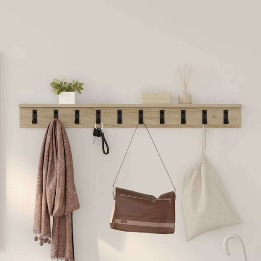 Wall-Mounted Coat Rack Wall-Mounted Sonoma Oak Engineered wood