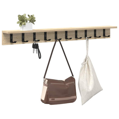 Wall-Mounted Coat Rack Wall-Mounted Sonoma Oak Engineered wood