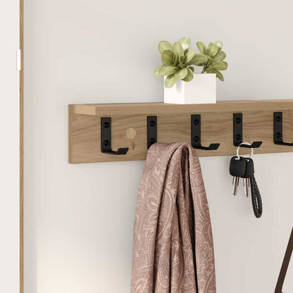 Wall-Mounted Coat Rack Artisan Oak 100 x 10.5 x 10.5 cm