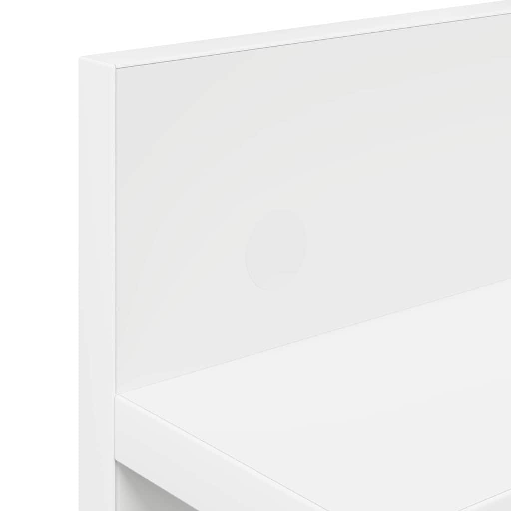 Wall-Mounted Coat Rack White 60 x 10.5 x 18 cm Engineered wood