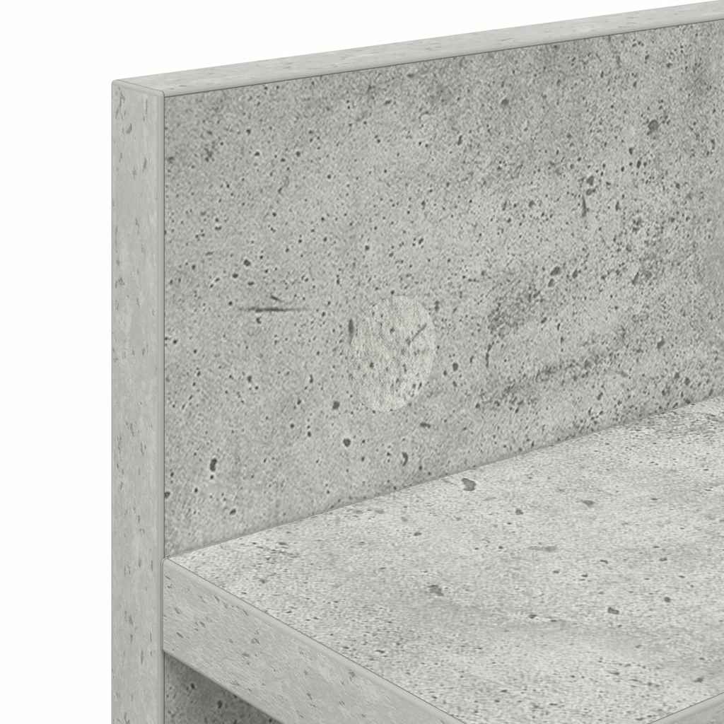 Wall-Mounted Coat Rack Wall-Mounted Concrete Grey