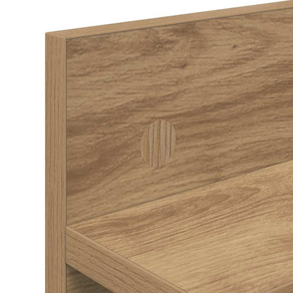 Wall-Mounted Coat Rack Artisan Oak 60 x 10.5 x 18 cm