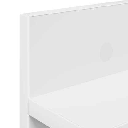 Wall-Mounted Coat Rack White 80 x 10.5 x 18 cm Engineered wood