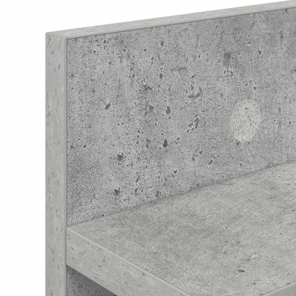 Wall-Mounted Coat Rack Wall-Mounted Concrete Grey