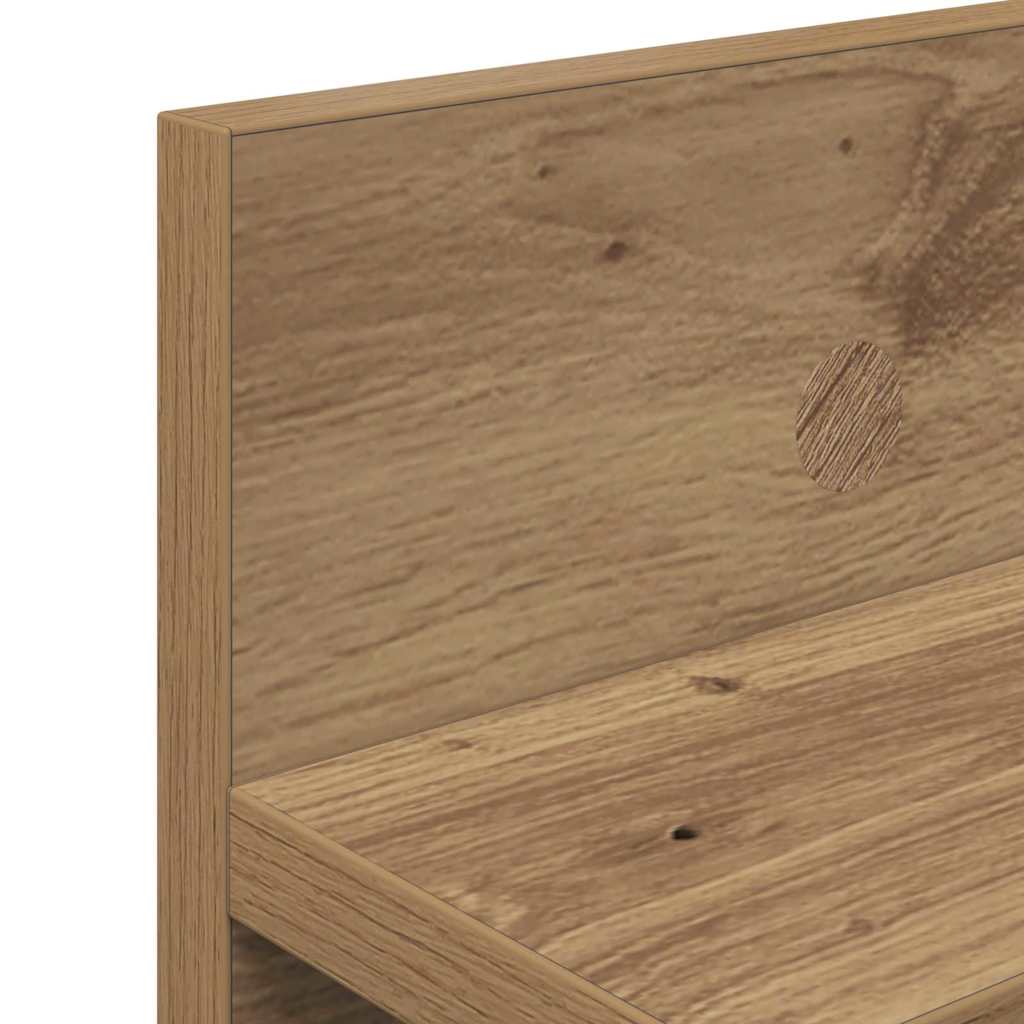 Wall-Mounted Coat Rack Artisan Oak 80 x 10.5 x 18 cm