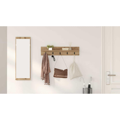 Wall-Mounted Coat Rack Artisan Oak 80 x 10.5 x 18 cm