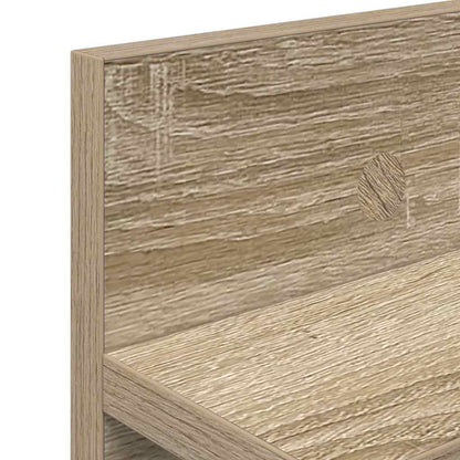 Wall-Mounted Coat Rack Sonoma Oak 100 x 10.5 x 18 cm