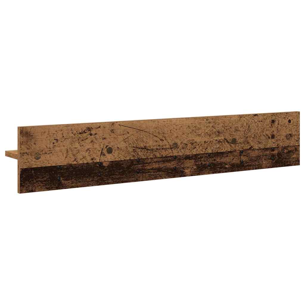 Wall-Mounted Coat Rack Wall-mounted Old Wood 100 x 10.5 x 18 cm