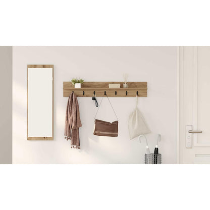 Wall-Mounted Coat Rack Artisan Oak 100 x 10.5 x 18 cm