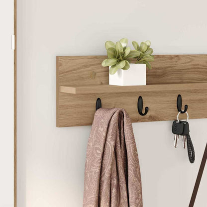 Wall-Mounted Coat Rack Artisan Oak 100 x 10.5 x 18 cm