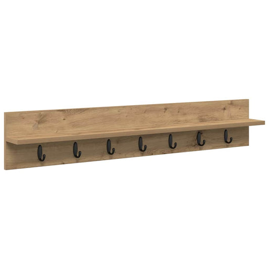 Wall-Mounted Coat Rack Wall-Mounted Artisan Oak Engineered wood