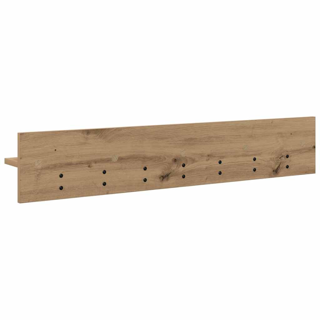 Wall-Mounted Coat Rack Artisan Oak 100 x 10.5 x 18 cm