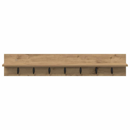 Wall-Mounted Coat Rack Artisan Oak 100 x 10.5 x 18 cm