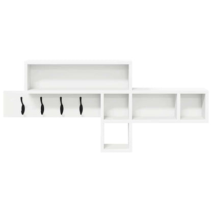 Wall-Mounted Coat Rack Wall-Mounted White 100 x 12 x 43.5 cm