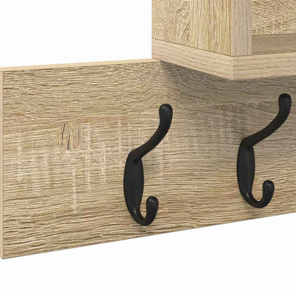 Wall-Mounted Coat Rack Wall-Mounted Sonoma Oak Engineered wood