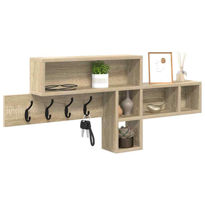 Wall-Mounted Coat Rack Wall-Mounted Sonoma Oak Engineered wood