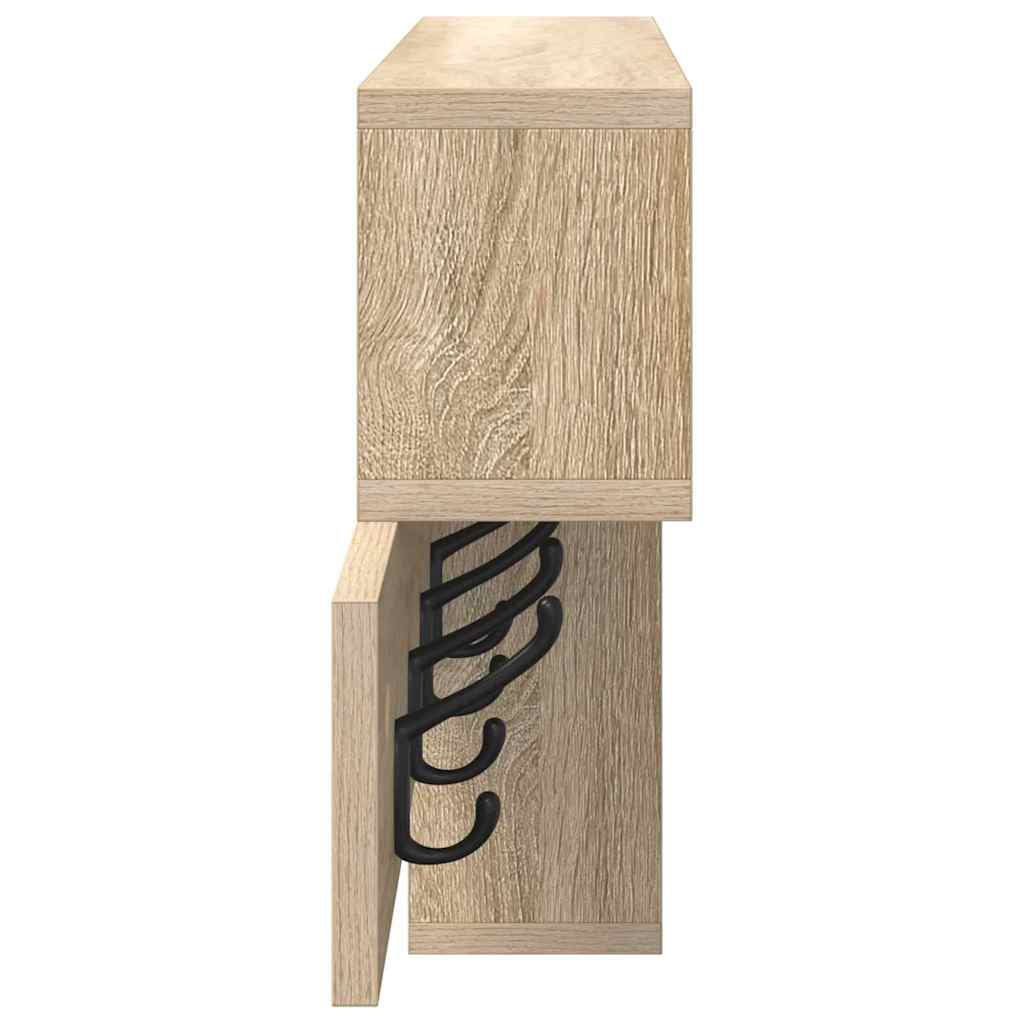 Wall-Mounted Coat Rack Wall-Mounted Sonoma Oak Engineered wood