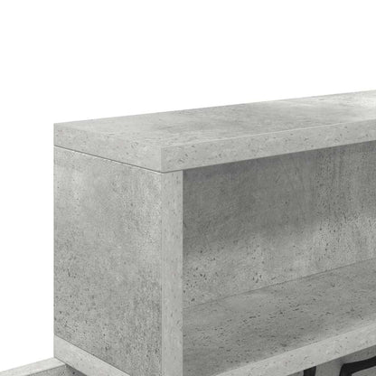 Wall-Mounted Coat Rack Wall-Mounted Concrete Grey