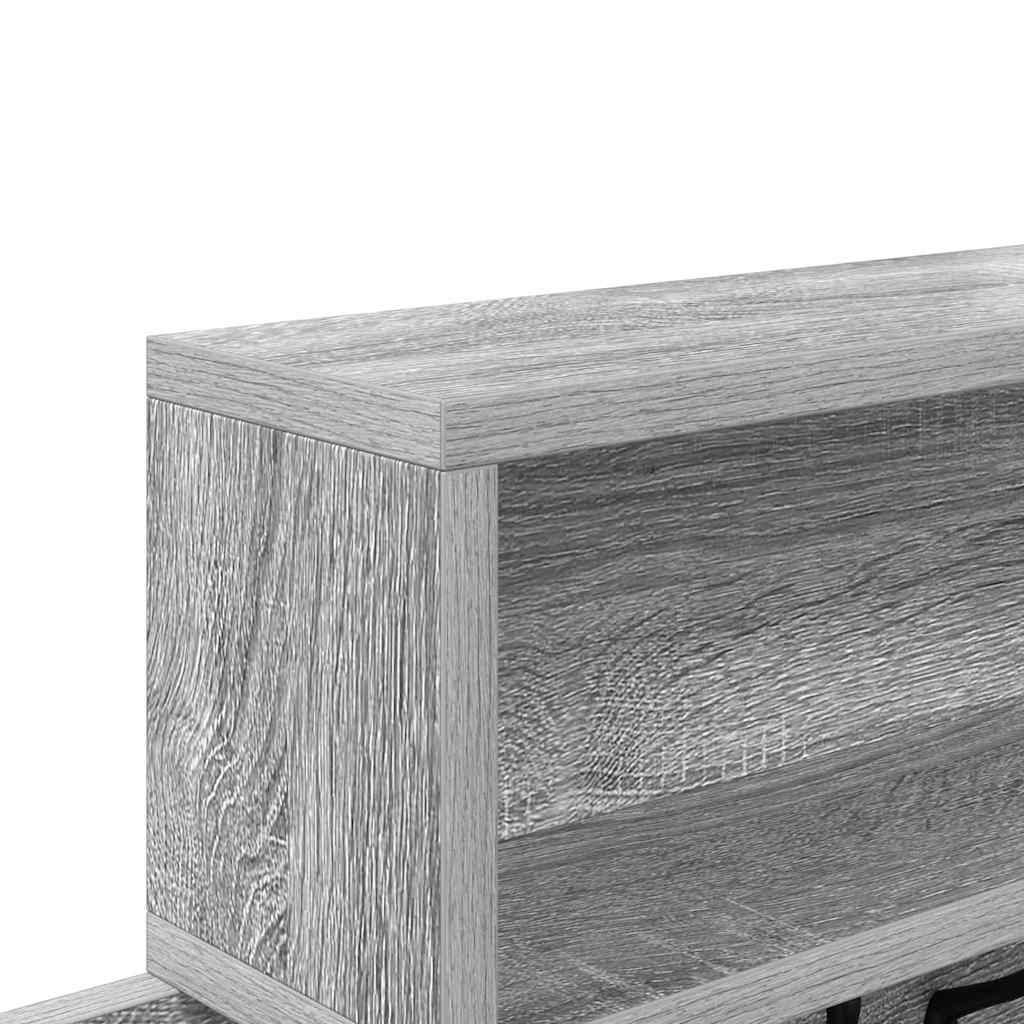 Wall-Mounted Coat Rack Wall-Mounted Grey Sonoma Engineered wood