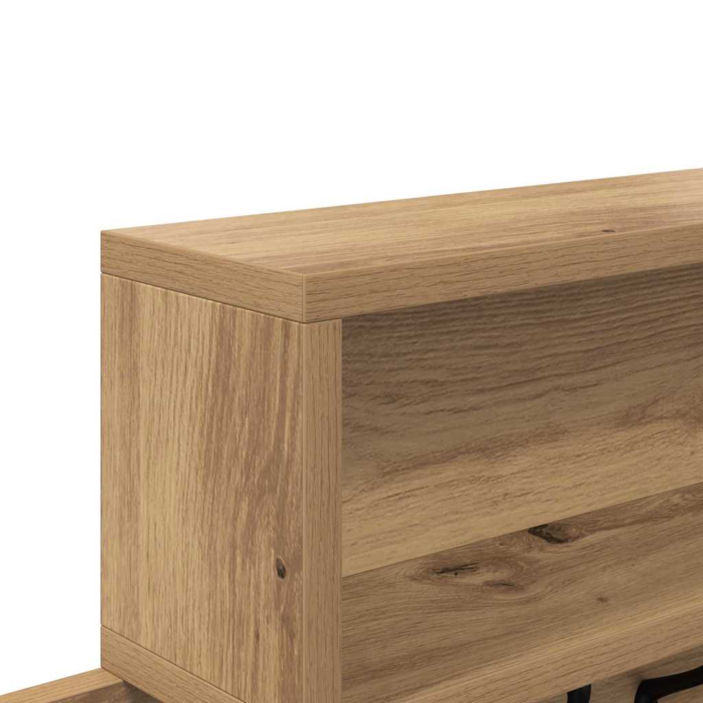 Wall-Mounted Coat Rack Wall-Mounted Artisan Oak Engineered wood