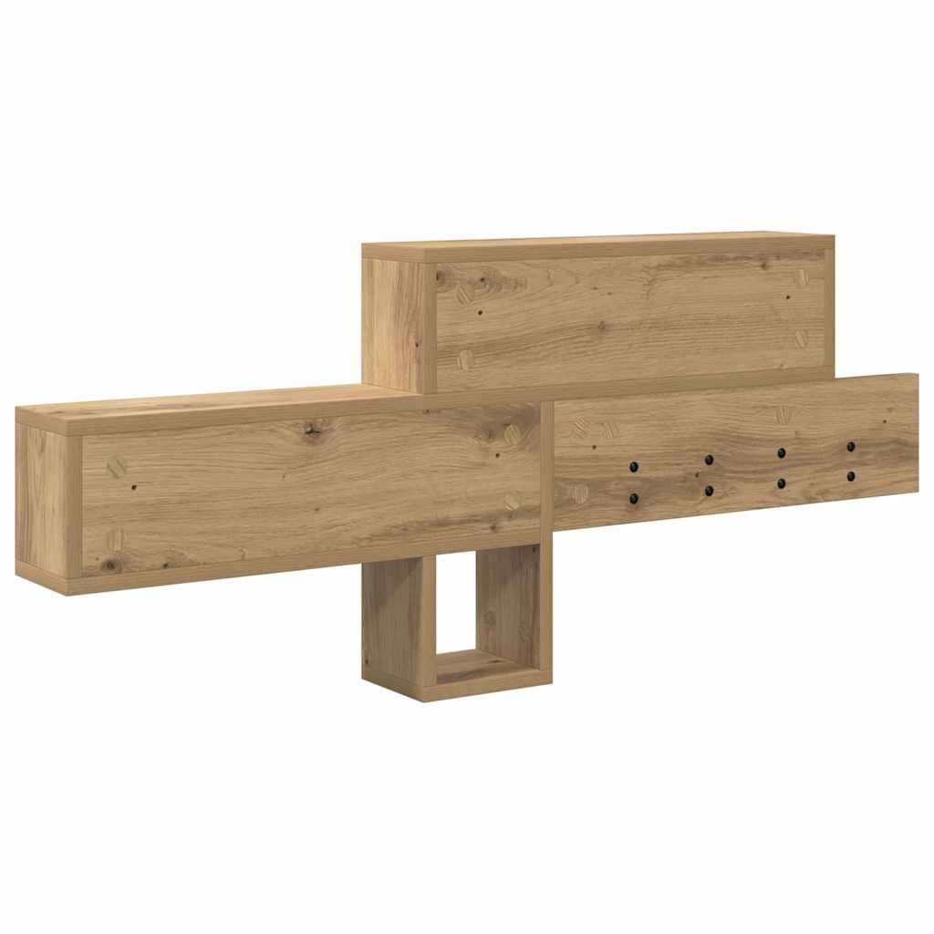 Wall-Mounted Coat Rack Artisan Oak 100 x 12 x 43.5 cm