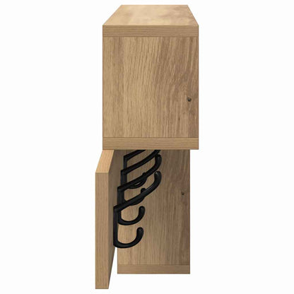 Wall-Mounted Coat Rack Wall-Mounted Artisan Oak Engineered wood
