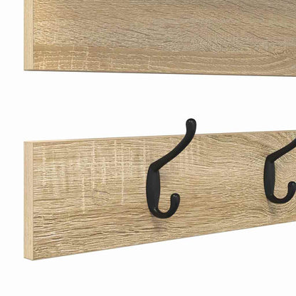 Wall-Mounted Coat Rack Wall-Mounted Sonoma Oak 90 x 15 x 36 cm