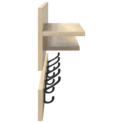 Wall-Mounted Coat Rack Wall-Mounted Sonoma Oak 90 x 15 x 36 cm