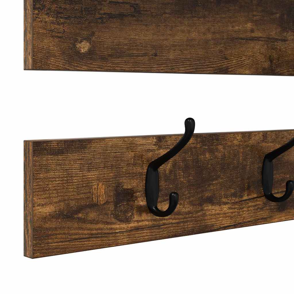Wall-Mounted Coat Rack Wall-Mounted Smoked Oak 90 x 15 x 36 cm