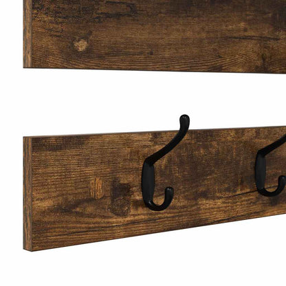 Wall-Mounted Coat Rack Wall-Mounted Smoked Oak 90 x 15 x 36 cm
