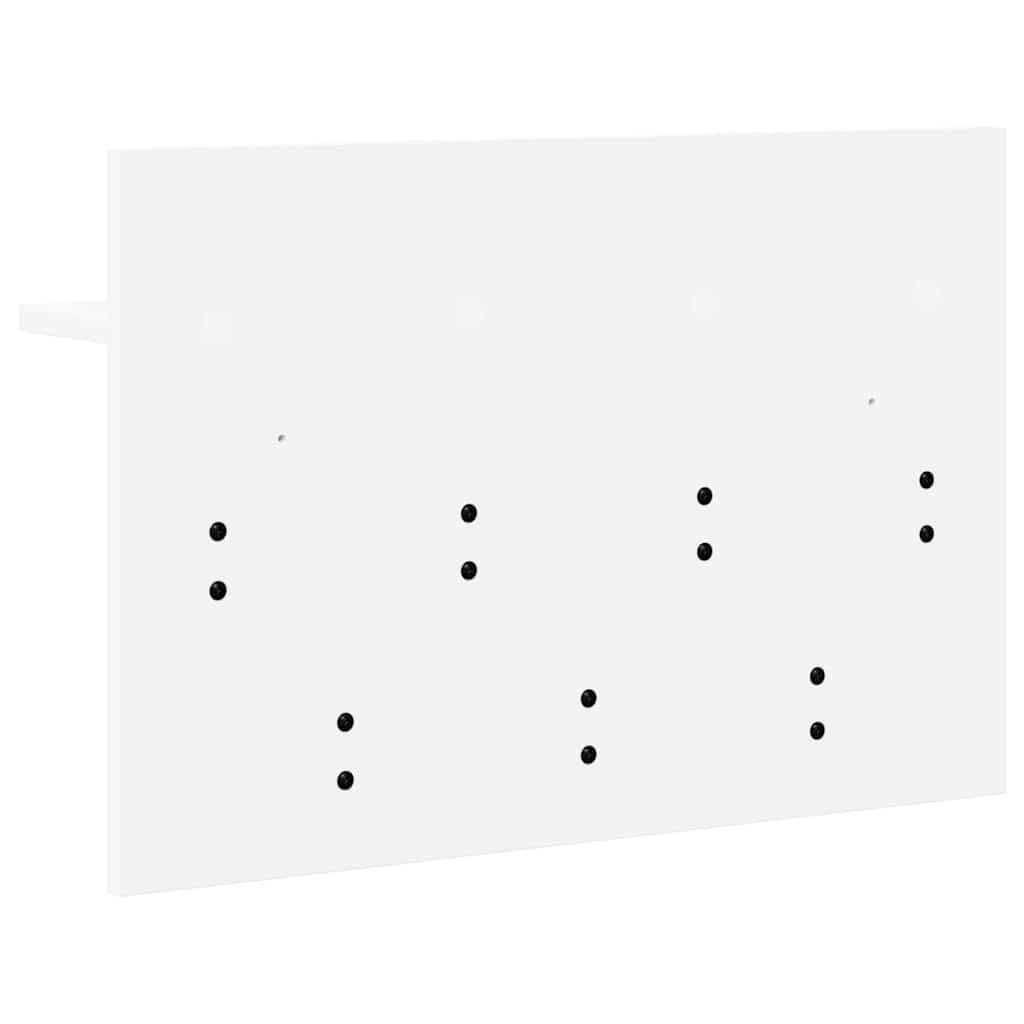 Wall-Mounted Coat Rack Wall-Mounted White 60 x 40 x 12 cm