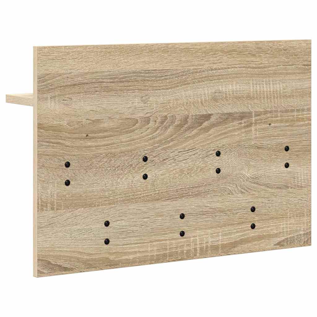Wall-Mounted Coat Rack Wall-Mounted Sonoma Oak 60 x 40 x 12 cm