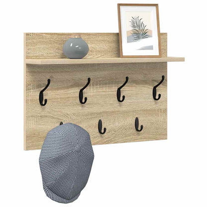 Wall-Mounted Coat Rack Wall-Mounted Sonoma Oak 60 x 40 x 12 cm