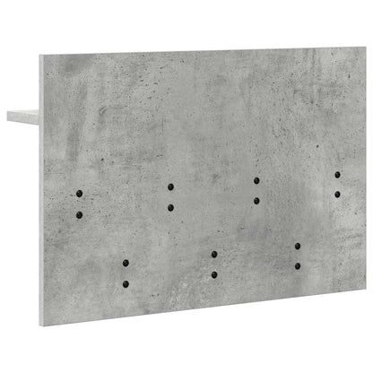 Wall-Mounted Coat Rack Wall-Mounted Concrete Grey