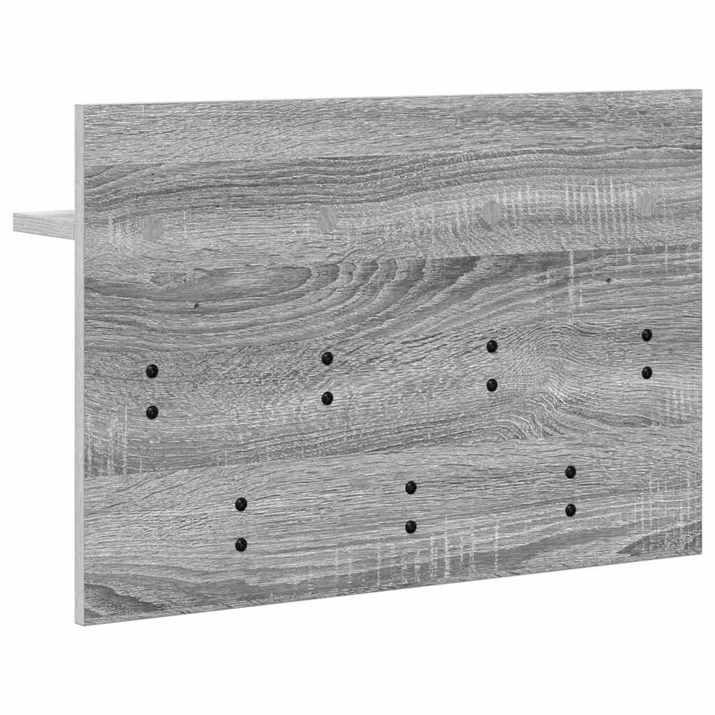 Wall-Mounted Coat Rack Wall-Mounted Grey Sonoma 60 x 40 x 12 cm